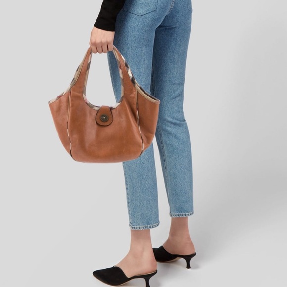 Burberry Hobo Leather Bag Purchased from TRR Fall 2024 - Picture 1 of 7